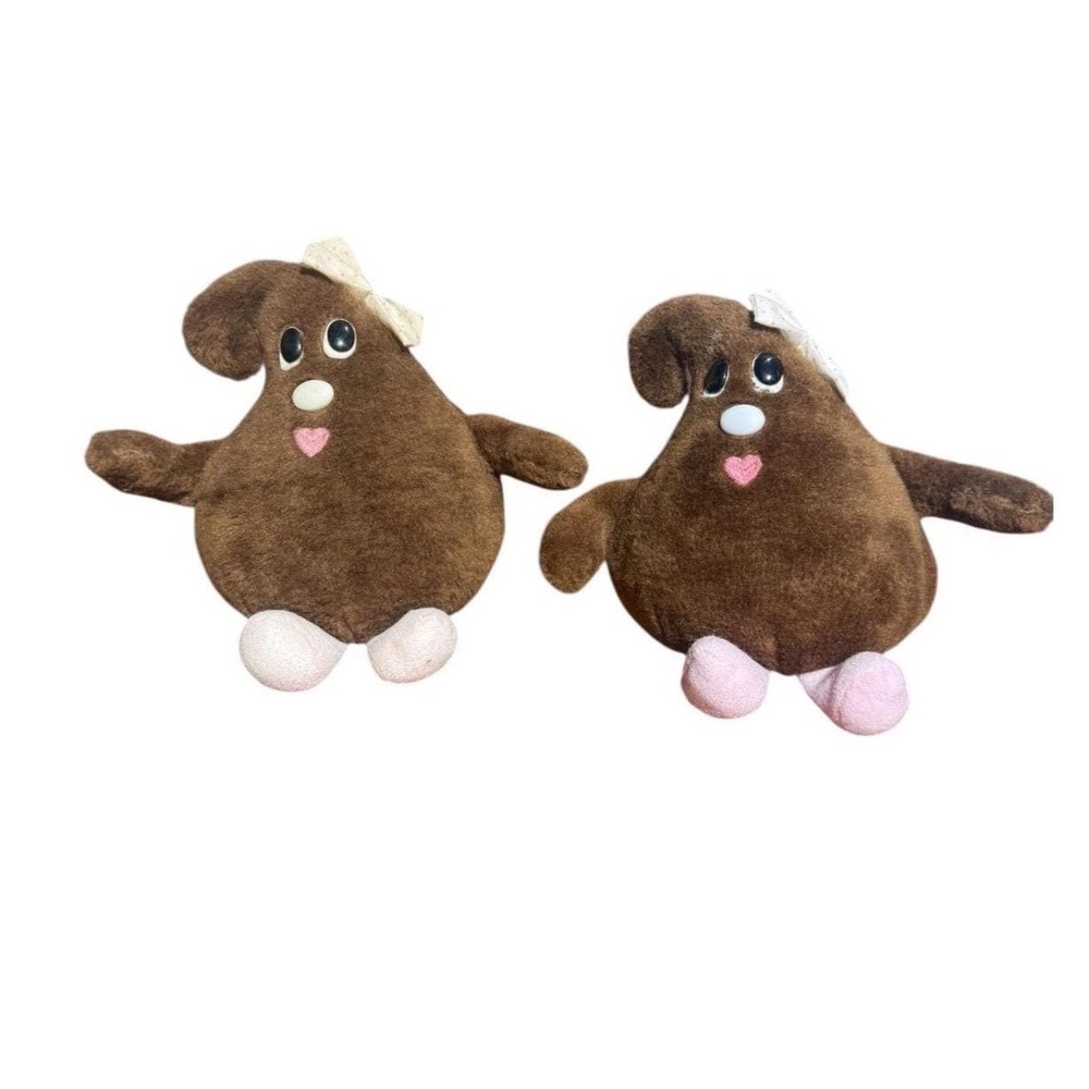 Nestle Li'l Bits Plush bundle of 2 Kids 1980's retro chocolate chip